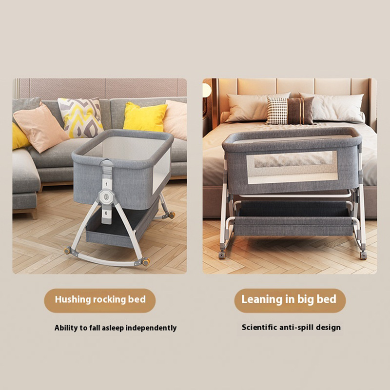 Baby Cribs  3 in 1 Baby Bedsid - Bassinet Bedside Sleeper ulasan dan harga