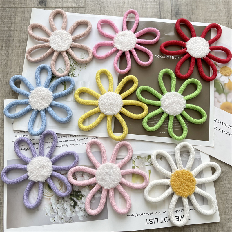 Cotton Rope Woven Daisy Flower - Baby Nursery Fabric ulasan dan harga