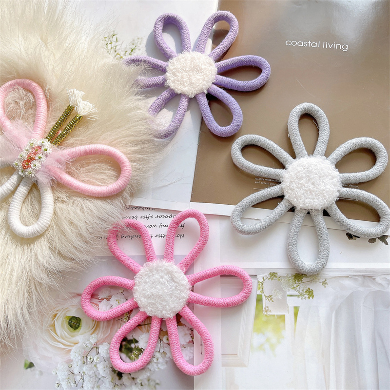 Cotton Rope Woven Daisy Flower - Baby Nursery Fabric ulasan dan harga