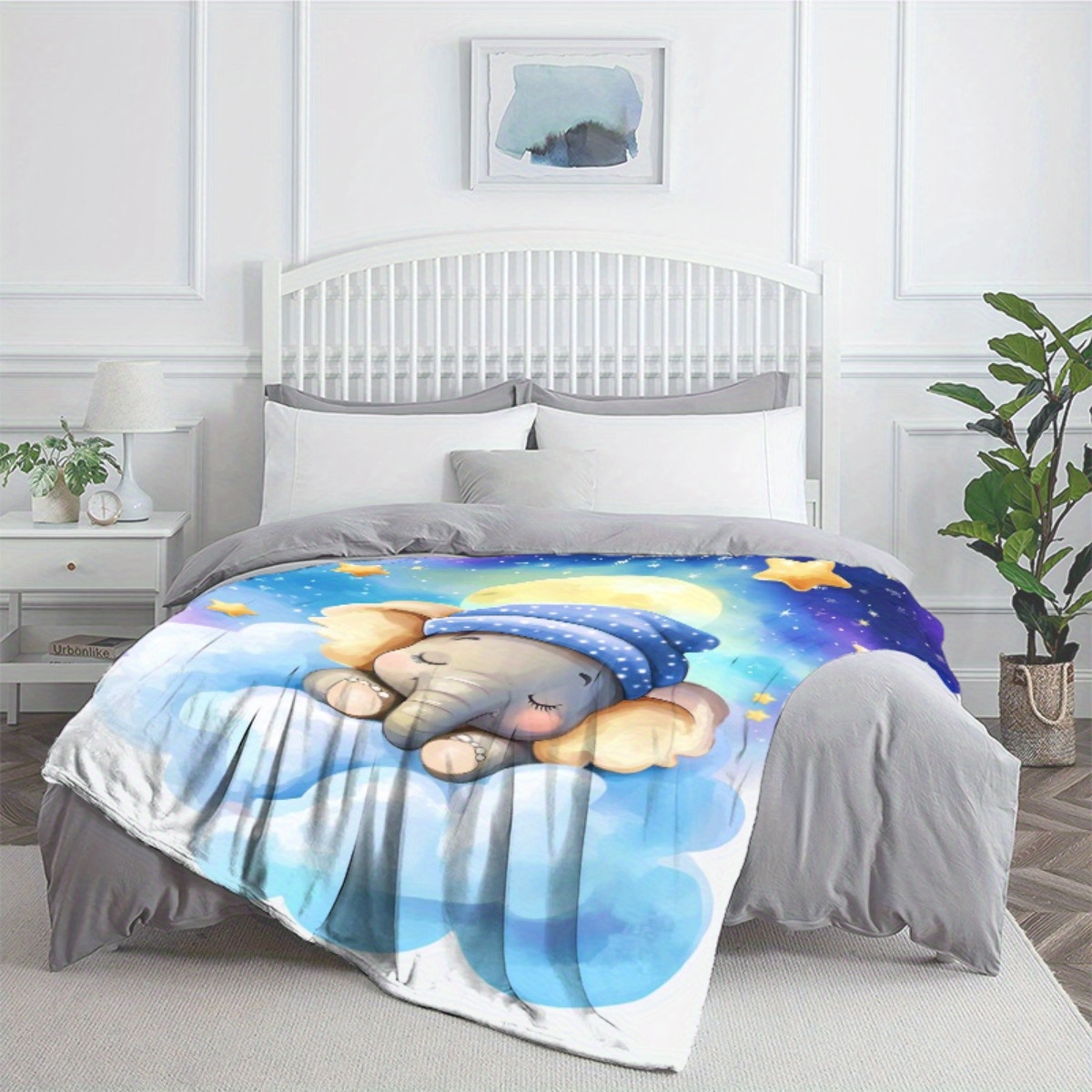 Sleeping Baby Elephant Cloud S - Baby Nursery Elephant Theme ulasan dan harga