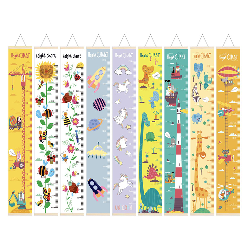 60-180CM Baby Height Growth Ch - Baby Nursery Fabric ulasan dan harga