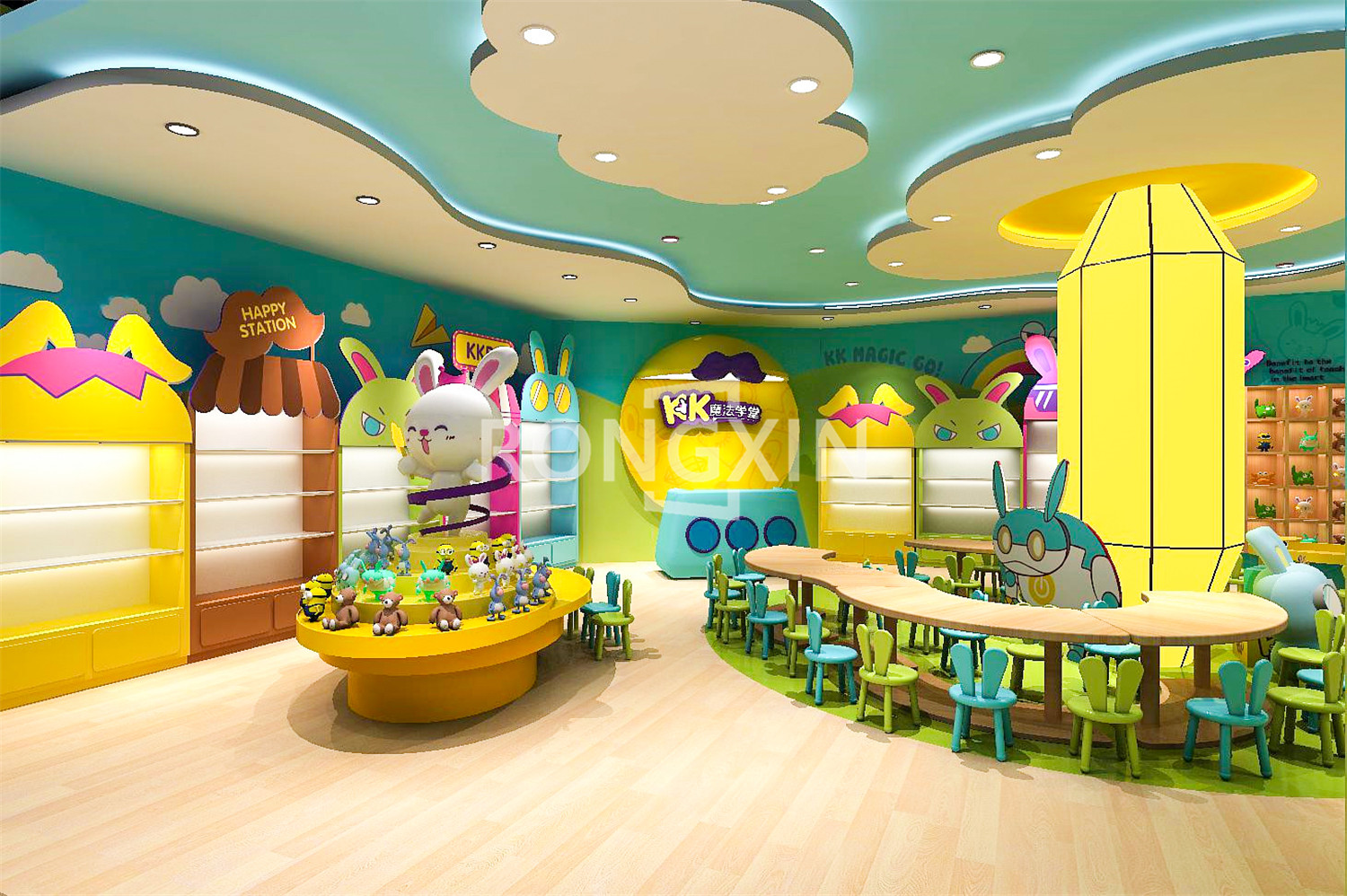 Customized Design Children Nur - Baby Nursery Floating Shelves ulasan dan harga