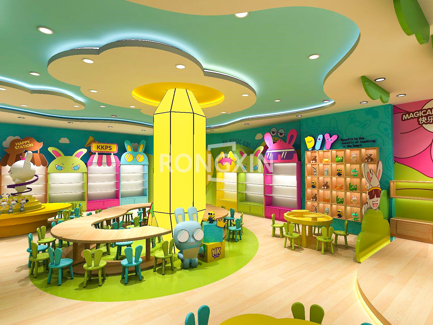 Customized Design Children Nur - Baby Nursery Floating Shelves ulasan dan harga