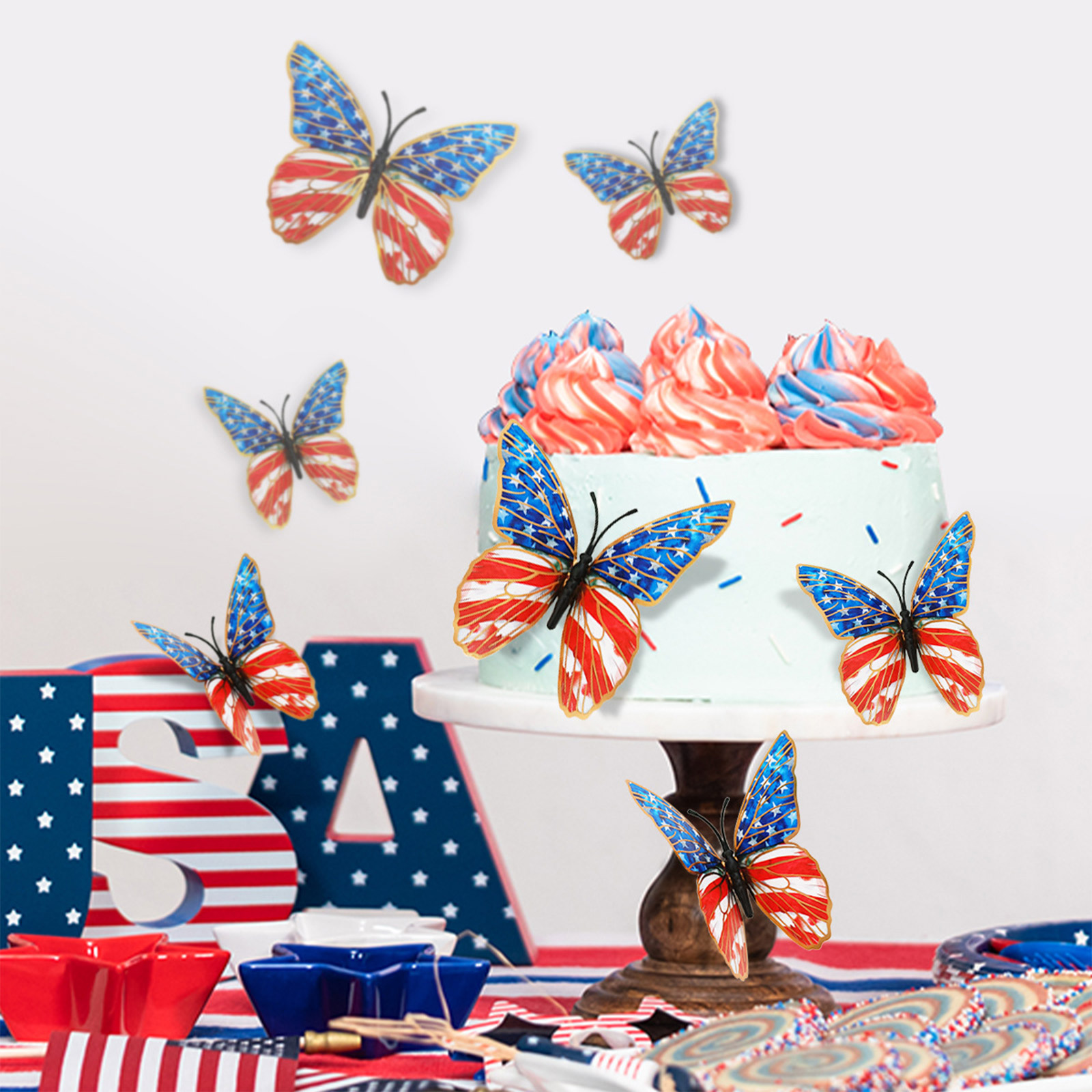 3d Butterfly Wall Stickers Ame - Baby Nursery Wall ulasan dan harga