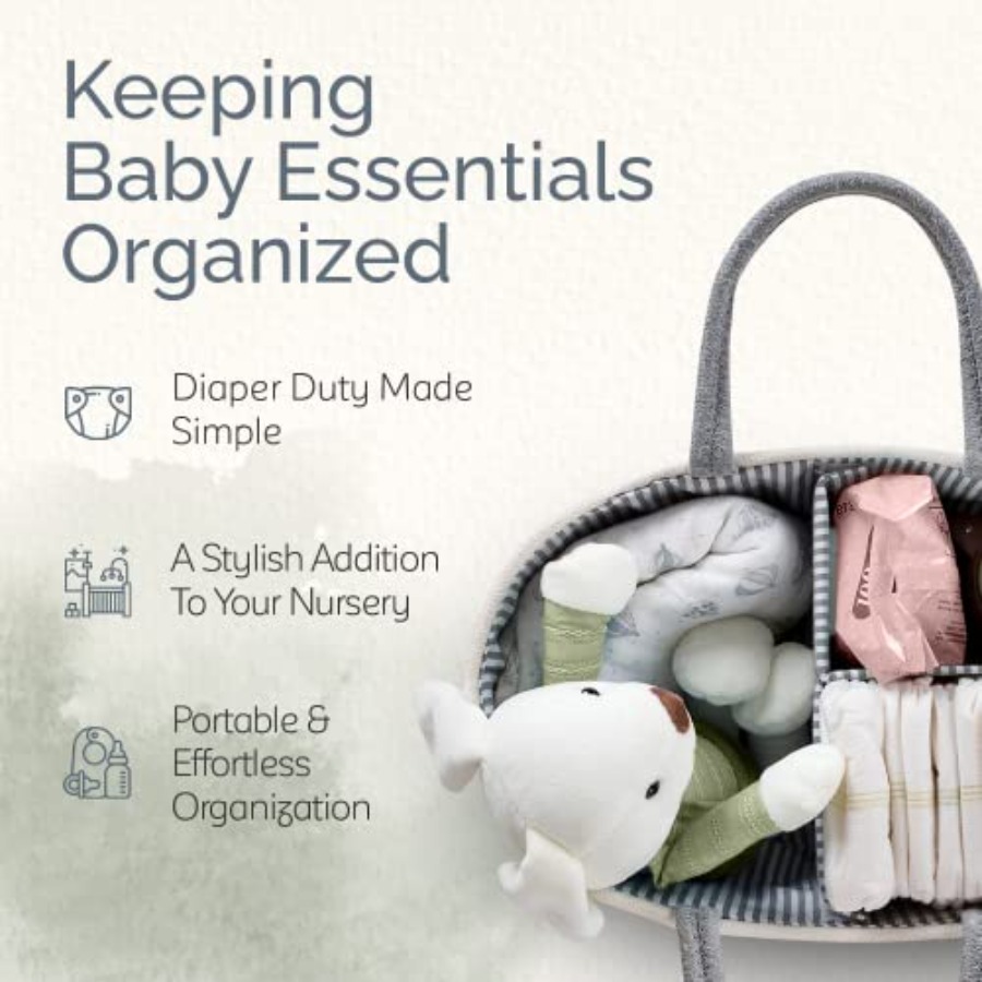 Diaper Caddy Organizer for Bab - Baby Nursery Cart ulasan dan harga