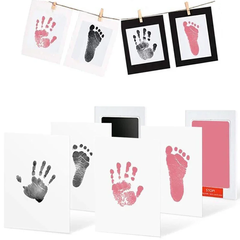 Safe Non-toxic Baby Footprints - Footprint Ink Kit ulasan dan harga
