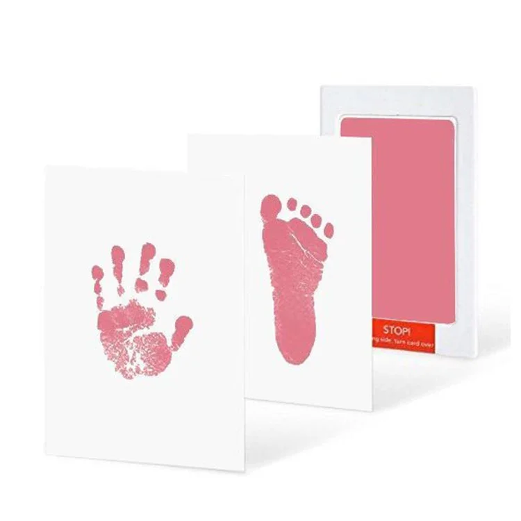 Safe Non-toxic Baby Footprints - Footprint Ink Kit ulasan dan harga